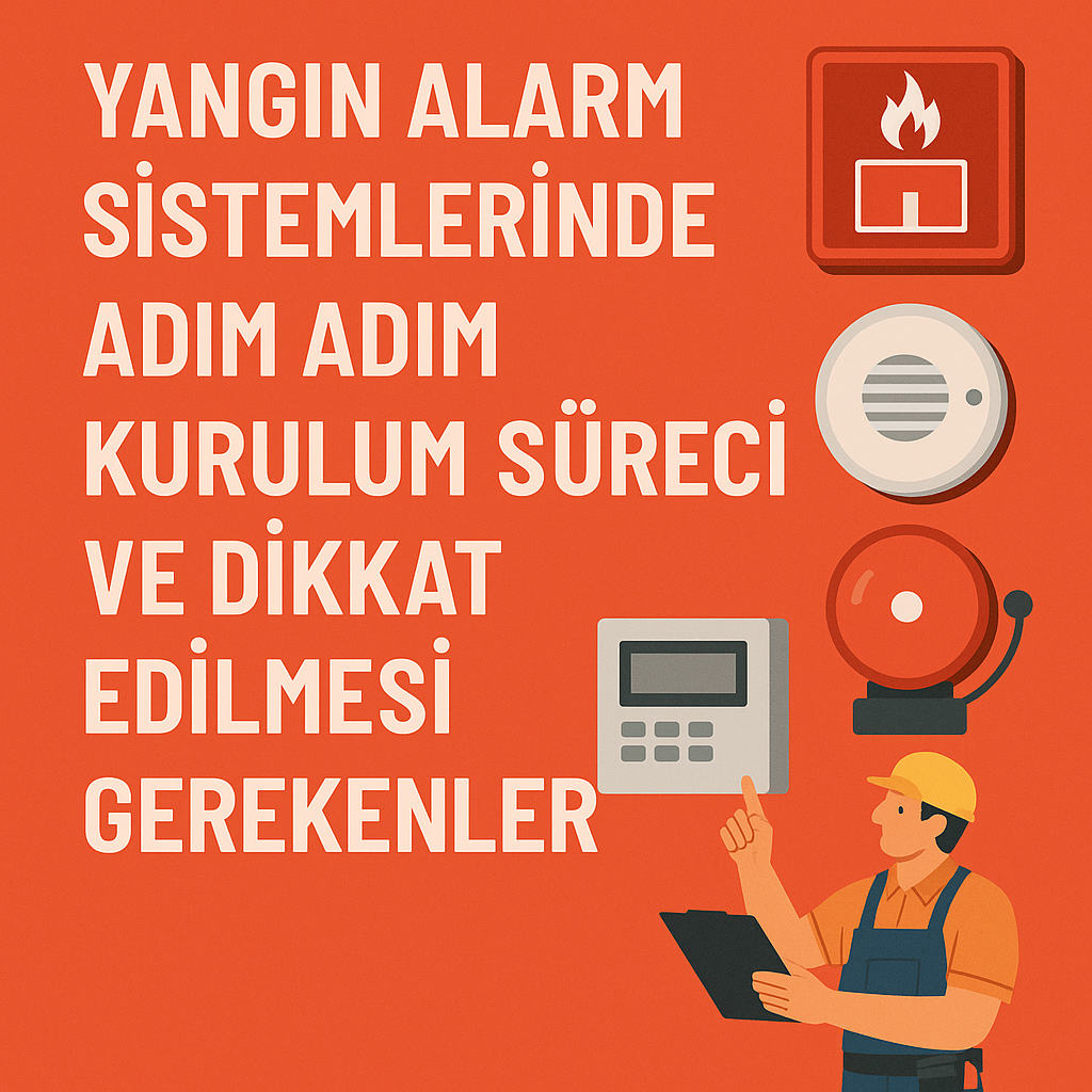 Yangın Alarm Sistemlerinde Adım Adım Kurulum Süreci ve Dikkat Edilmesi Gerekenler